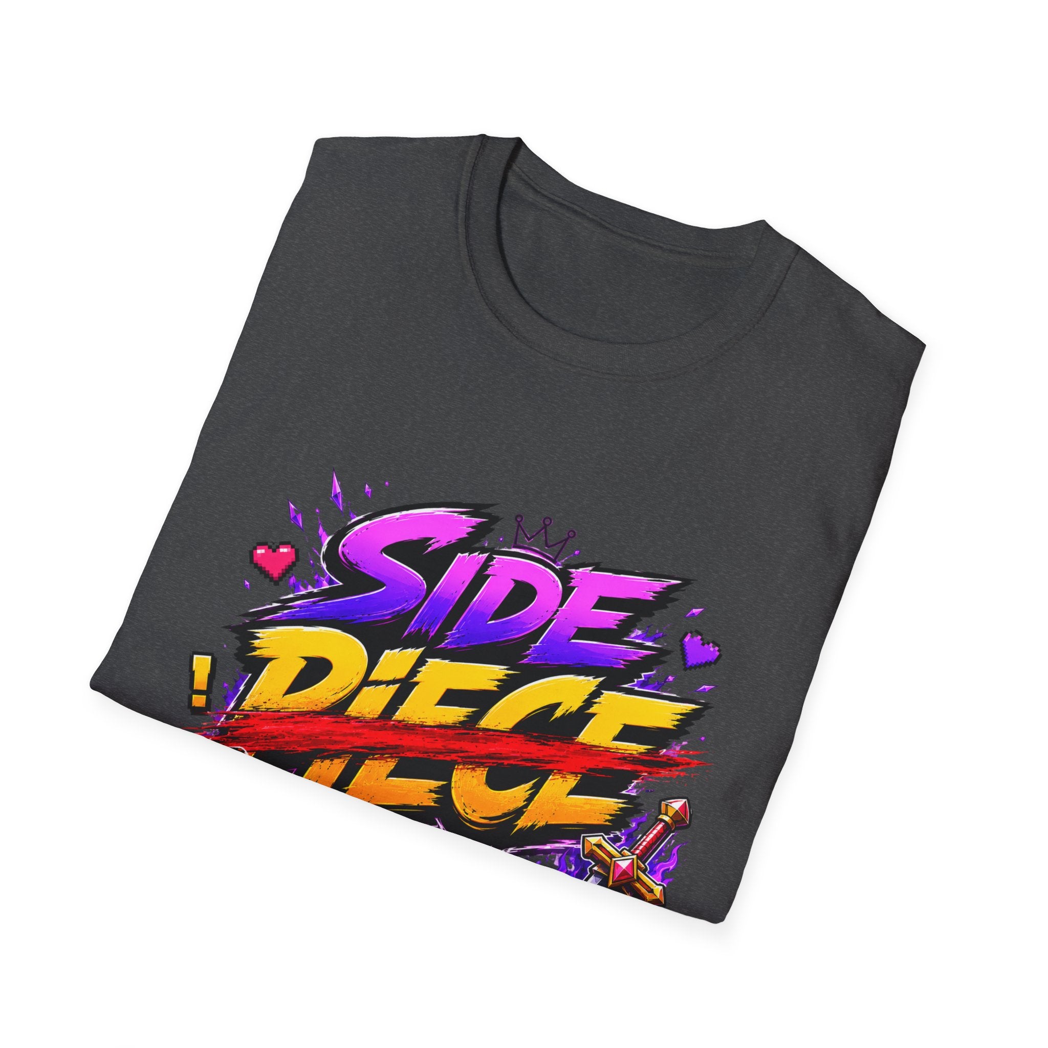 Side Quest T-Shirt — Gamer "Side Piece" Quest Retro Graphic Tee