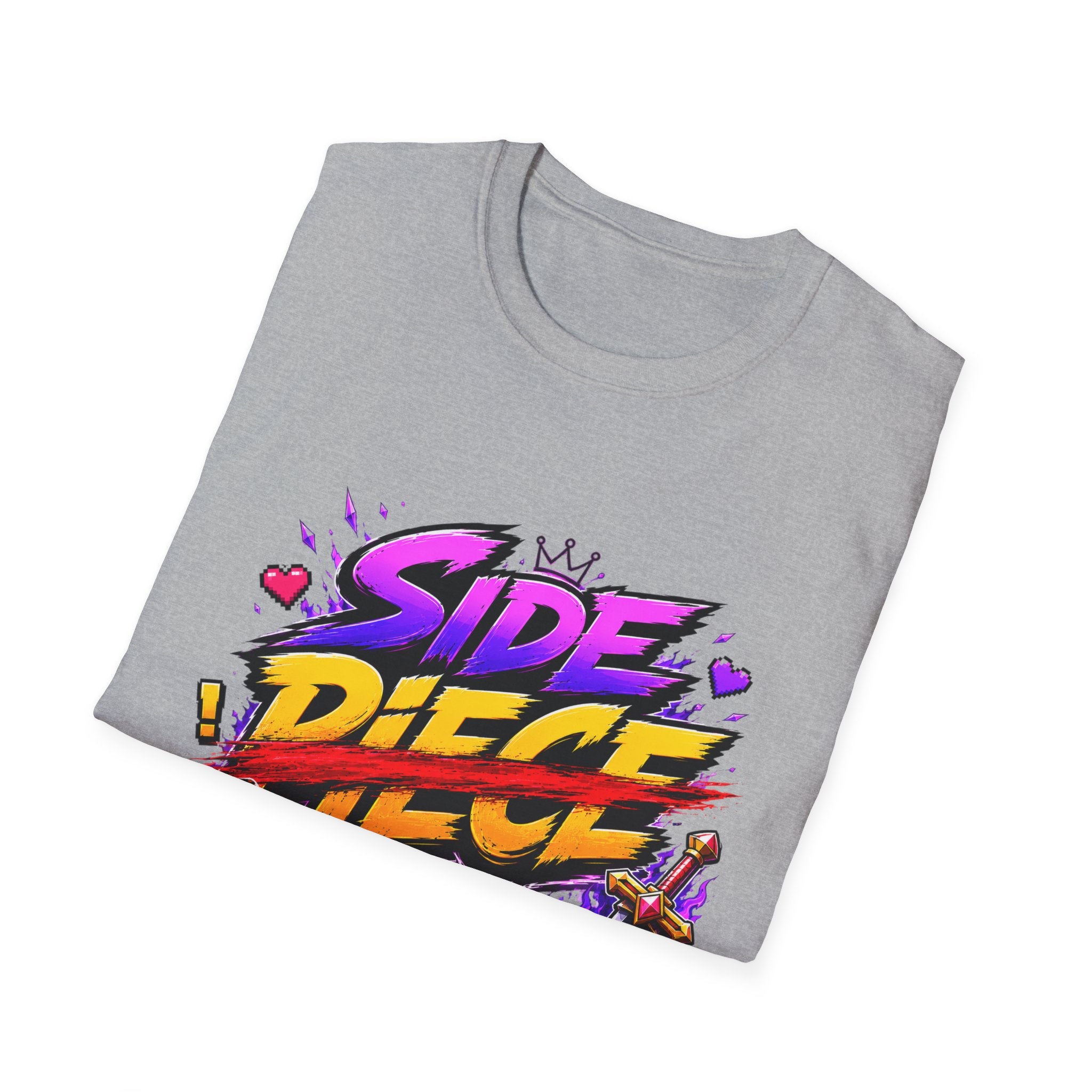 Side Quest T-Shirt — Gamer "Side Piece" Quest Retro Graphic Tee