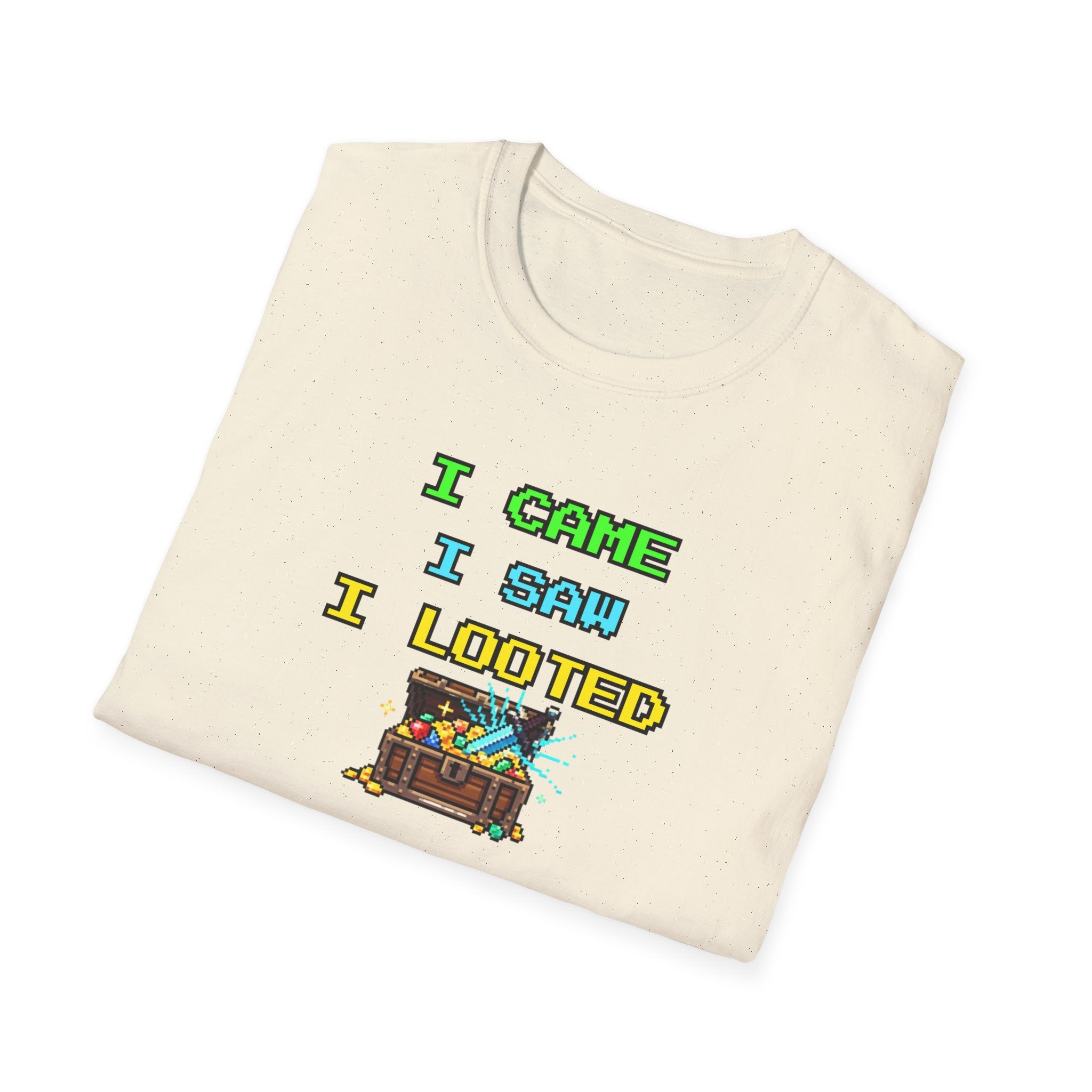 I Came I Saw I Looted Unisex Softstyle T-Shirt