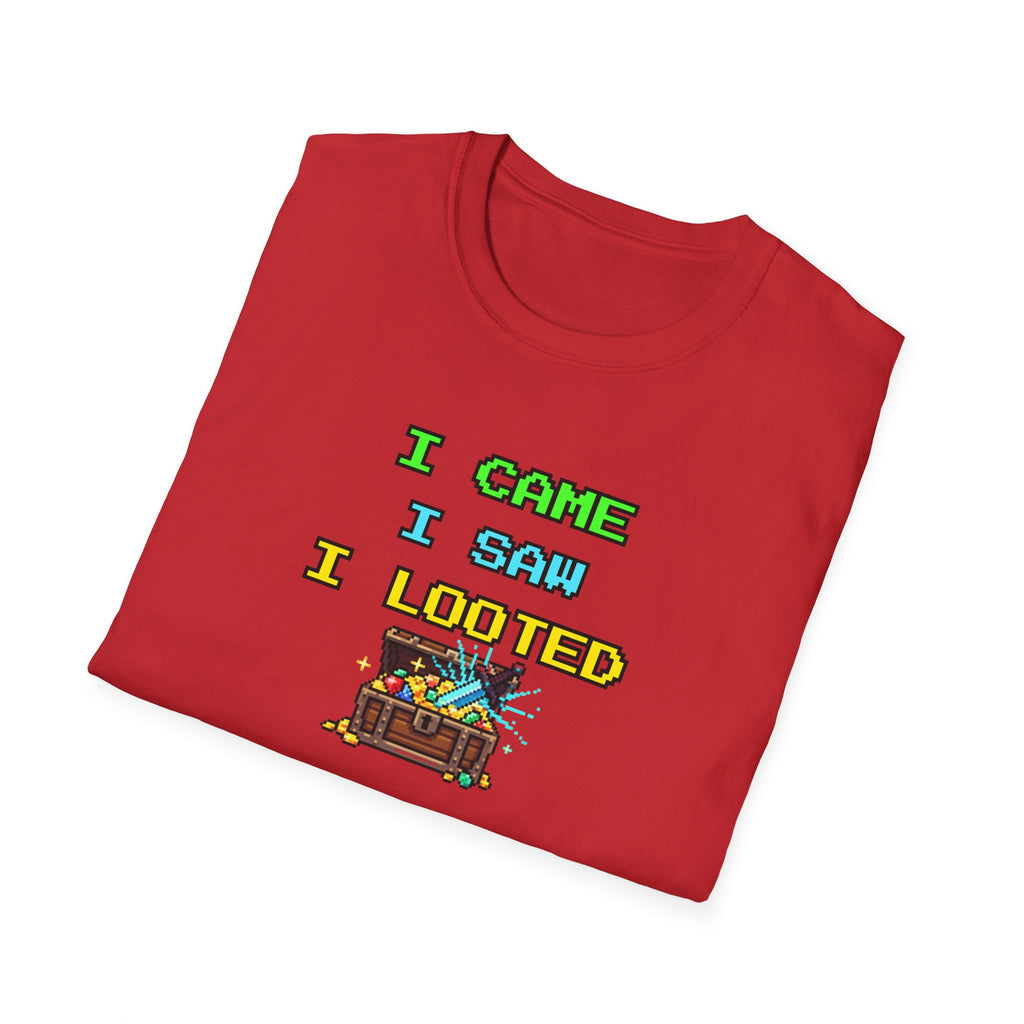 I Came I Saw I Looted Unisex Softstyle T-Shirt
