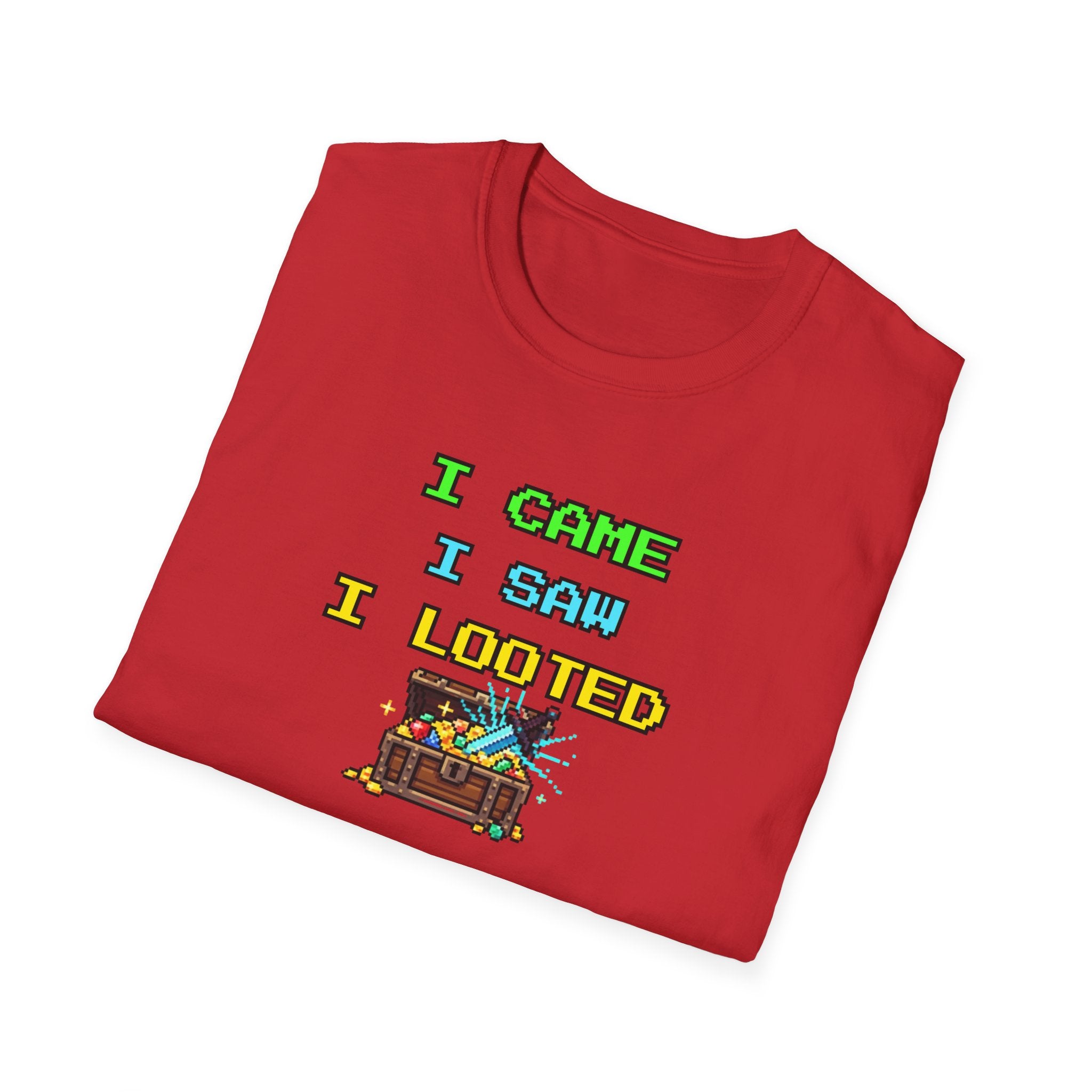 I Came I Saw I Looted Unisex Softstyle T-Shirt