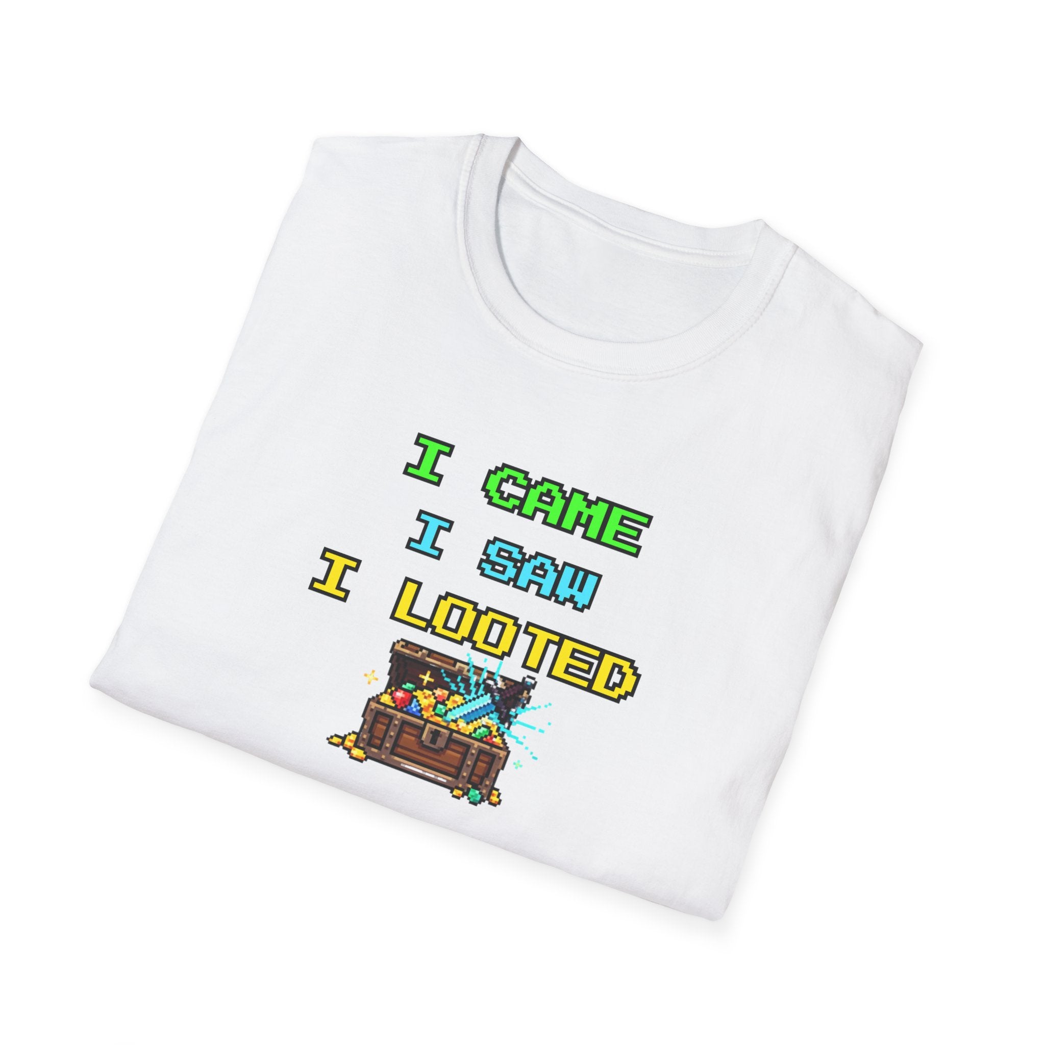 I Came I Saw I Looted Unisex Softstyle T-Shirt