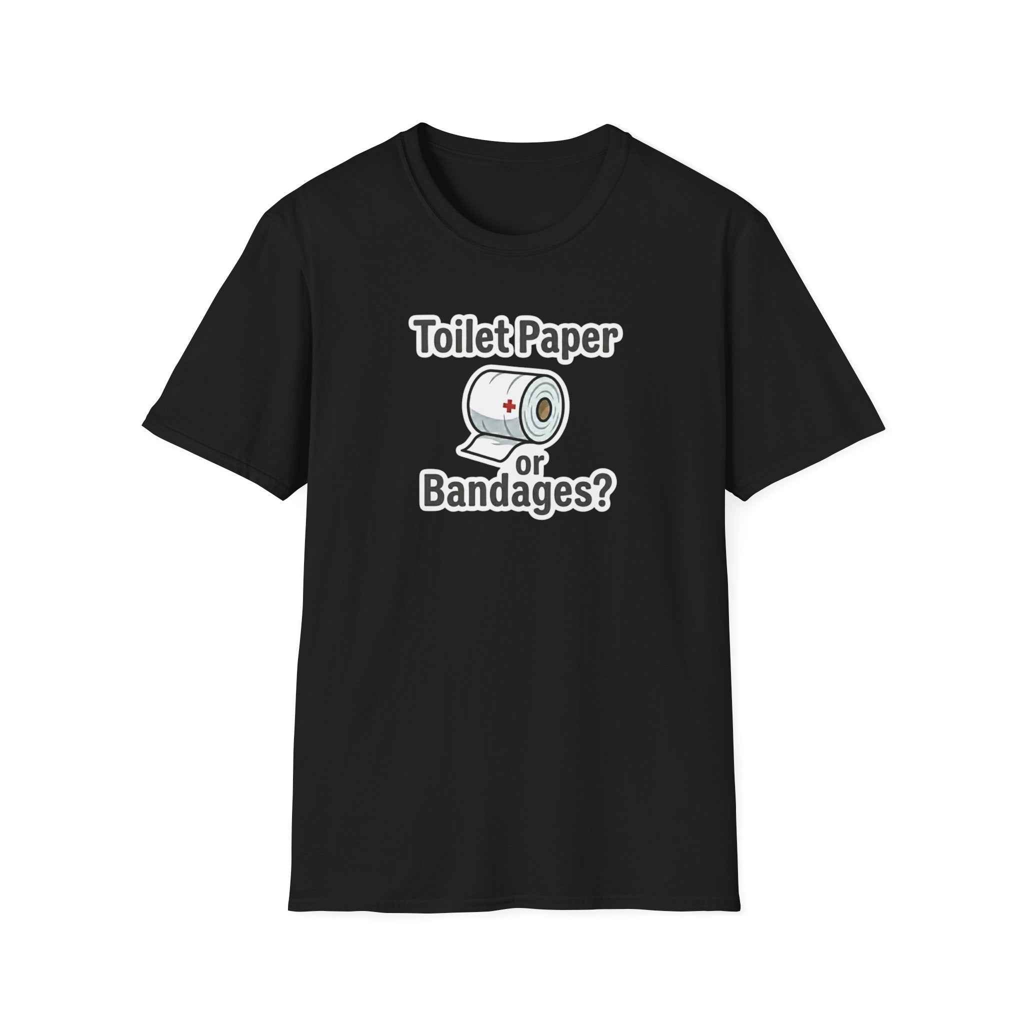 Toilet Paper or Bandages Unisex Softstyle T-Shirt