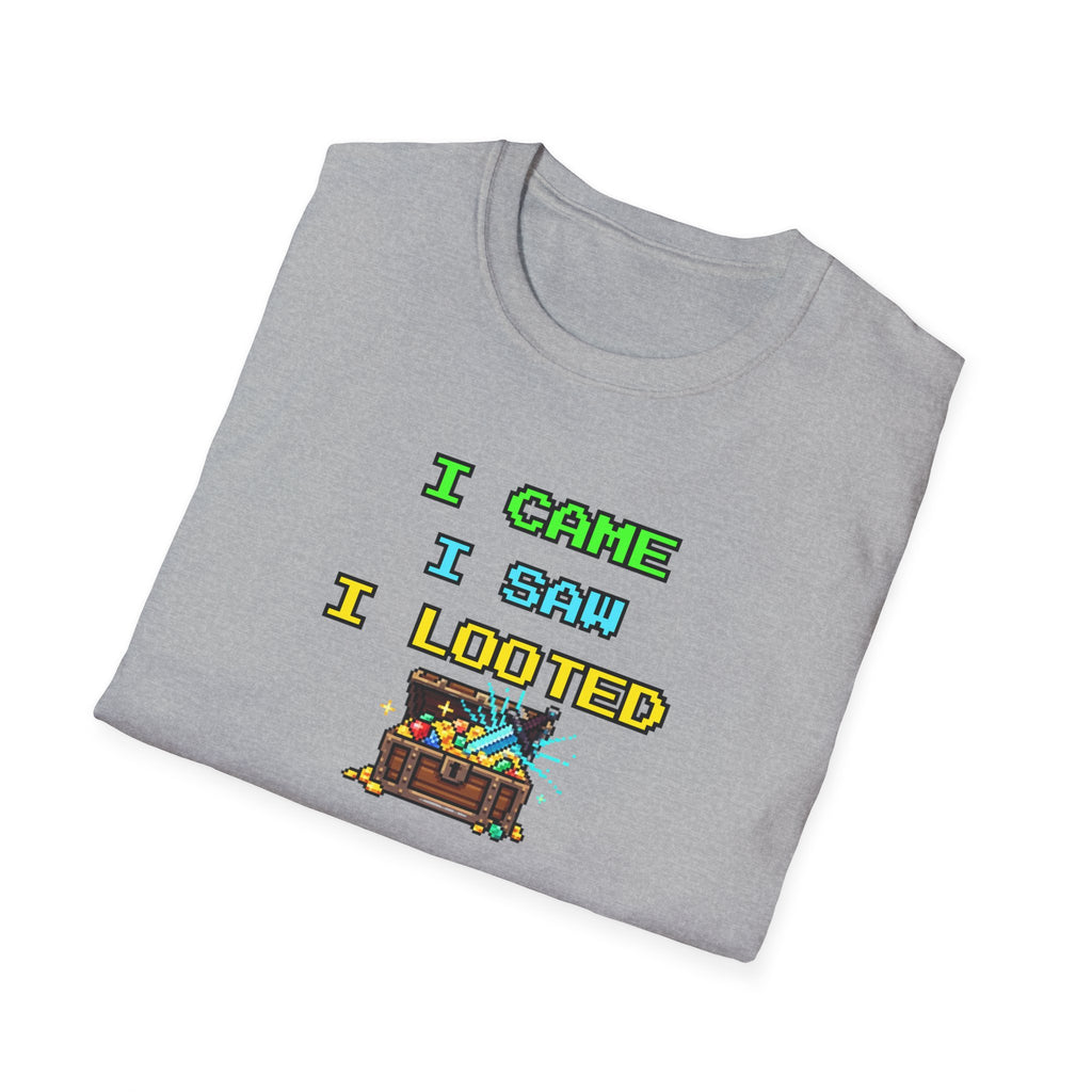I Came I Saw I Looted Unisex Softstyle T-Shirt
